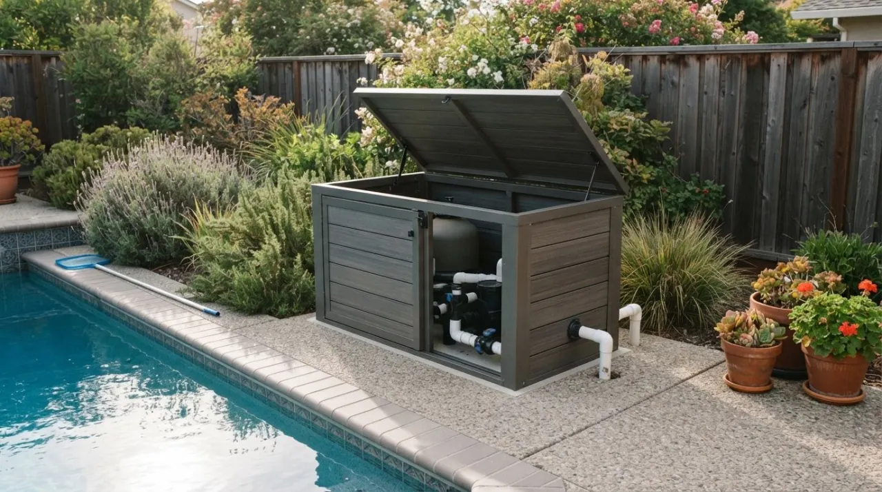 Weatherproof Pool Pump Covers pool equipment image