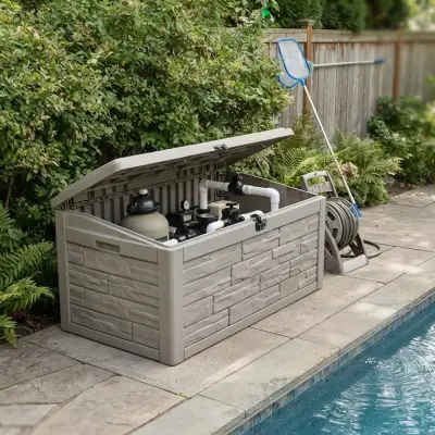 Plastic and Resin Pool Pump Covers