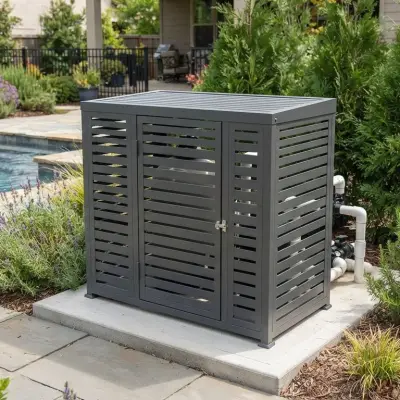 Metal Pool Pump Covers