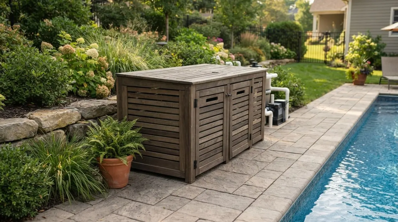 Pool Pump Covers for In-Ground Pools pool equipment image