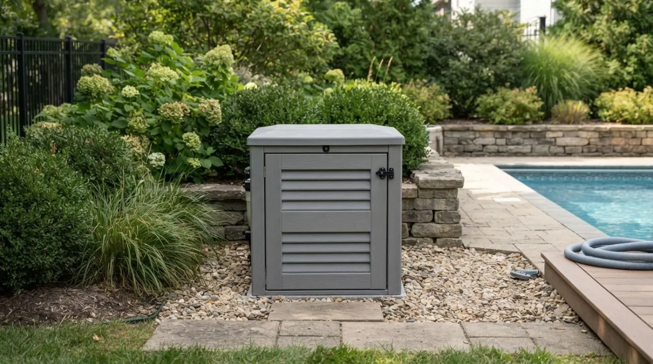Small Pool Pump Covers pool equipment image