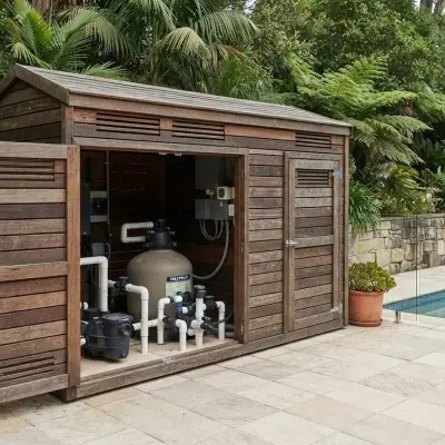 Large Pool Equipment Enclosures