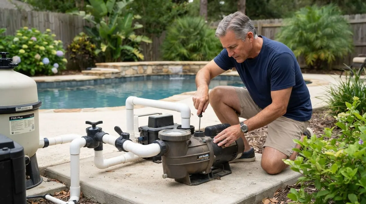 Why Is My Pool Pump So Loud? pool equipment image
