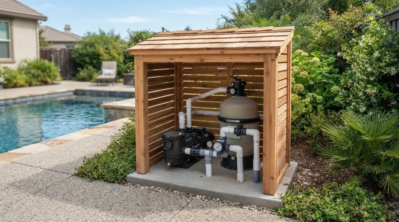 Do Pool Pumps Need to Be Covered? pool equipment image