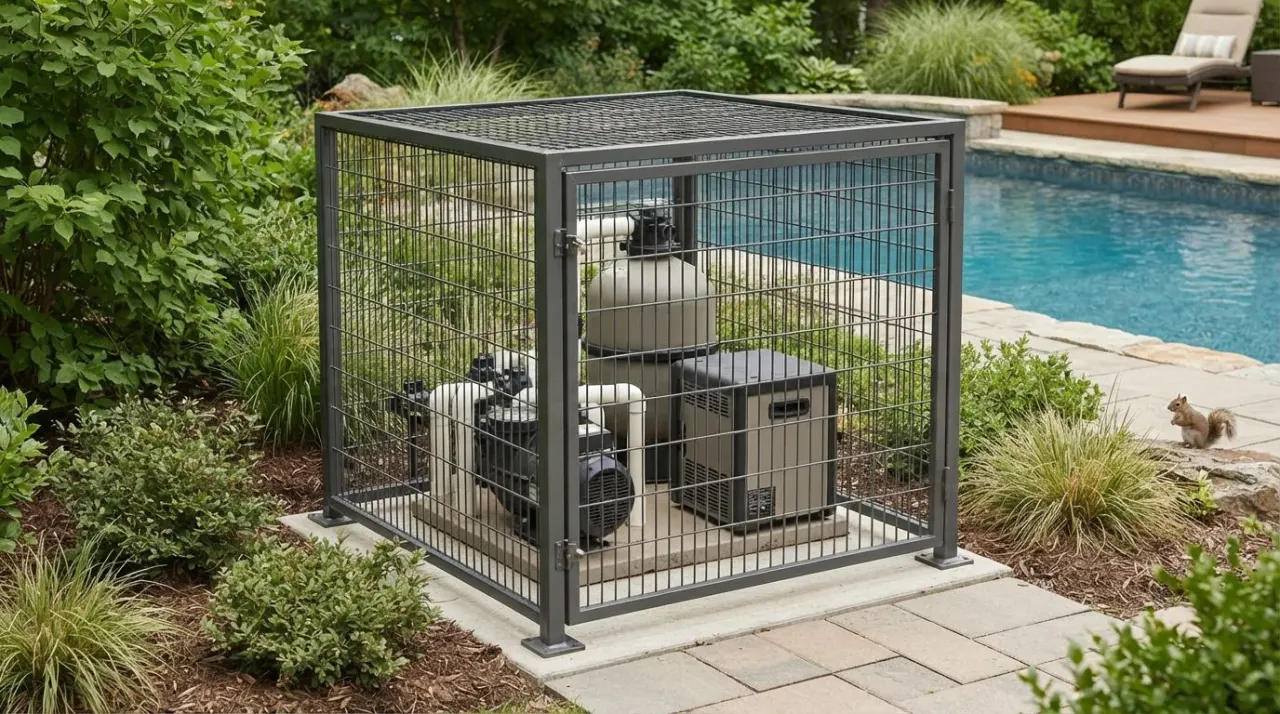How to Protect Pool Equipment from Animals pool equipment image