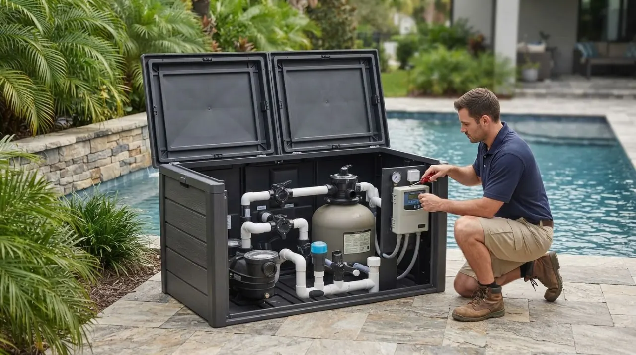 Pool Equipment Boxes pool equipment image