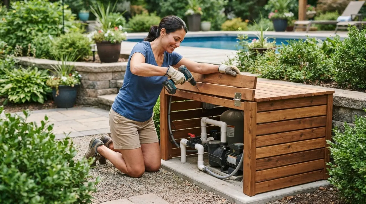 How to Install a Pool Pump Cover pool equipment image