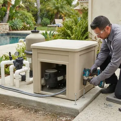 How to Anchor a Pool Pump Cover