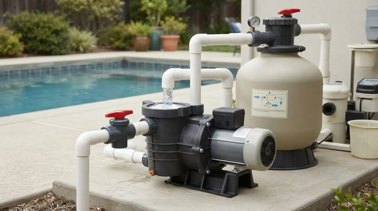 How Pool Pumps Work pool equipment image