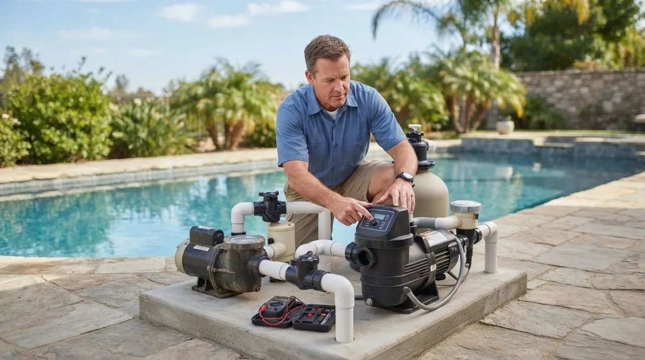 Single-Speed vs Variable-Speed Pool Pumps pool equipment image