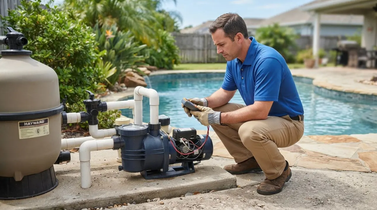 Signs Your Pool Pump Needs Repair pool equipment image